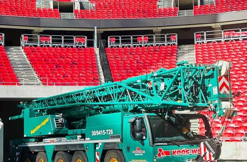 Daruzás stadionban: Különleges emelések arénákban | Koós-Wéber